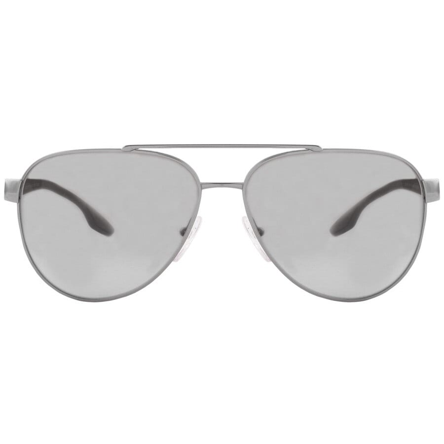 Image number 2 for Prada Linea Rossa Aviator Sunglasses Silver
