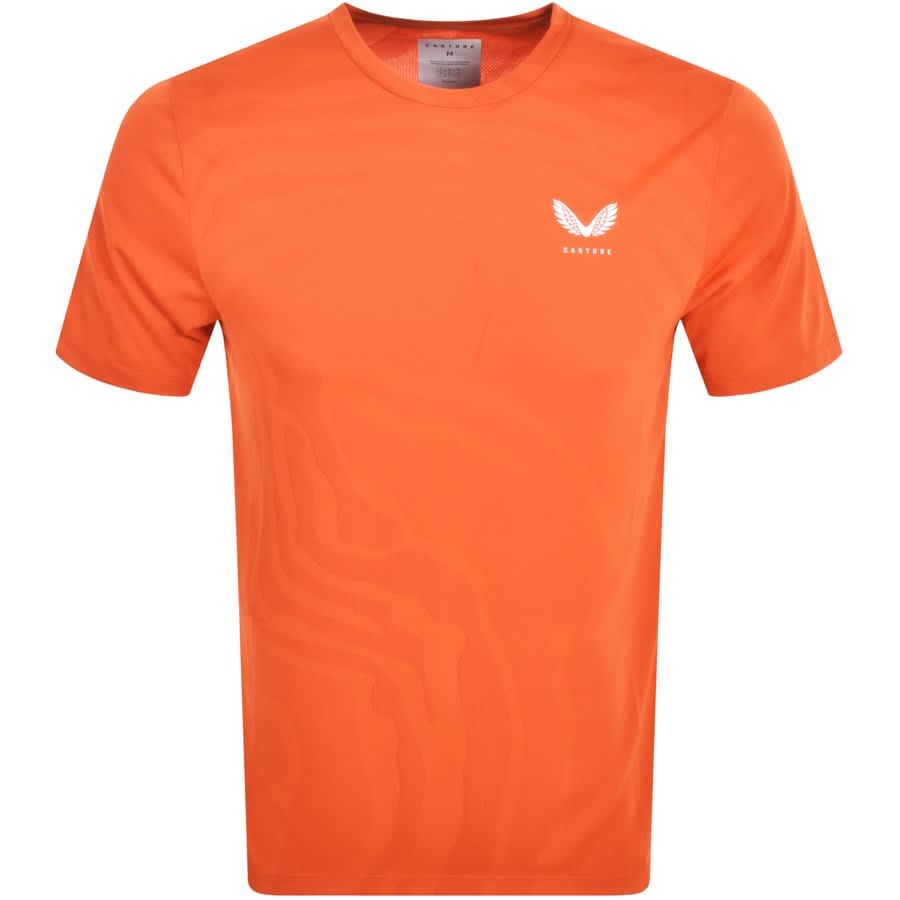 Image number 1 for Castore Core Tech T Shirt Orange
