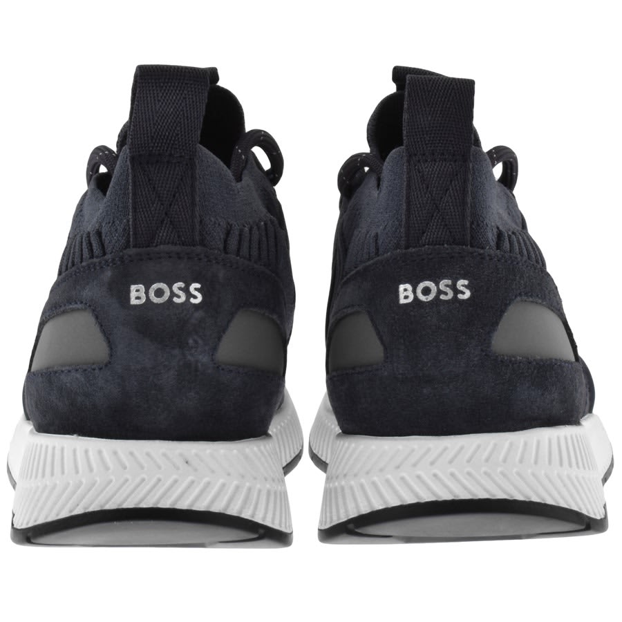 Image number 2 for BOSS Titanium Runn Trainers Navy