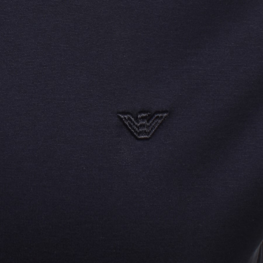 Image number 3 for Emporio Armani Crew Neck Logo T Shirt Navy
