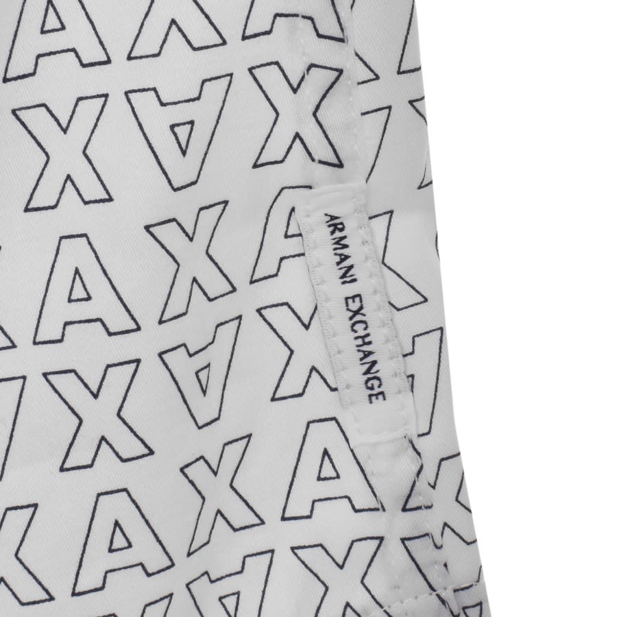 Image number 3 for Armani Exchange Long Sleeve Shirt White
