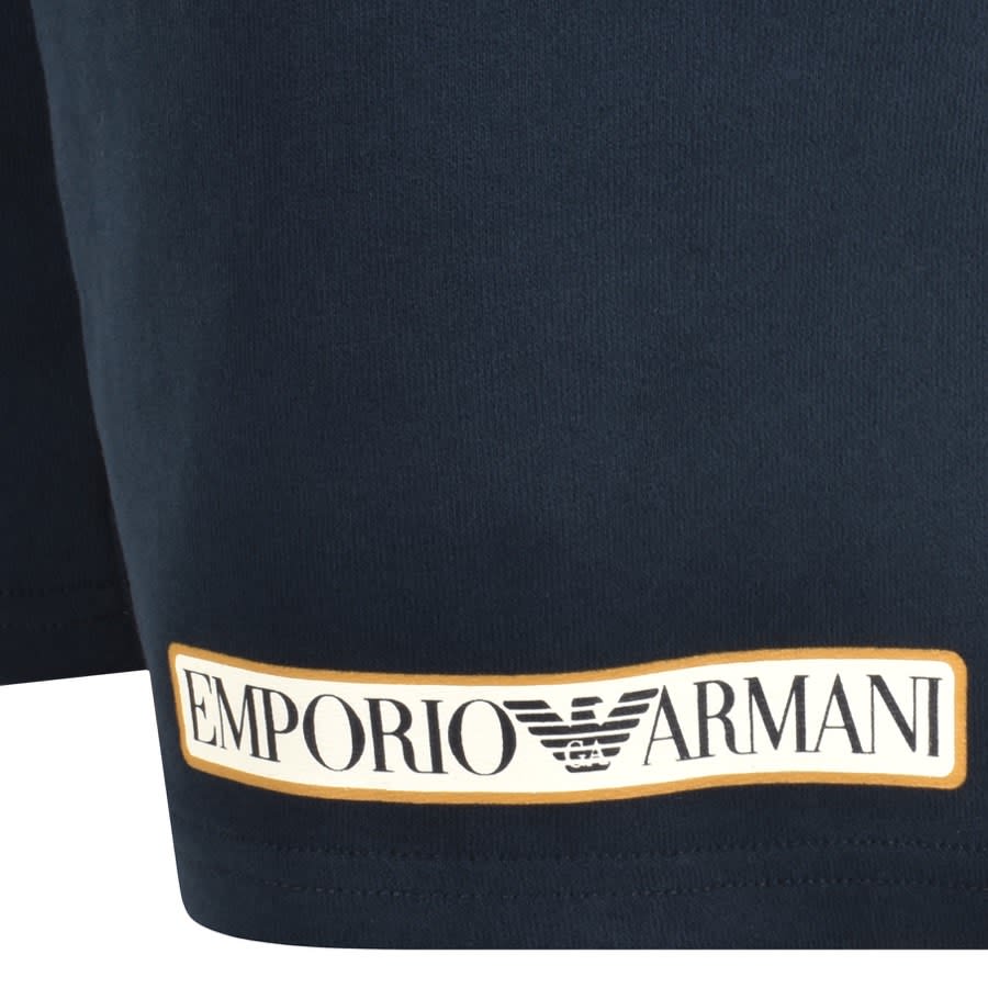 Image number 3 for Emporio Armani Lounge Burmuda Shorts Navy