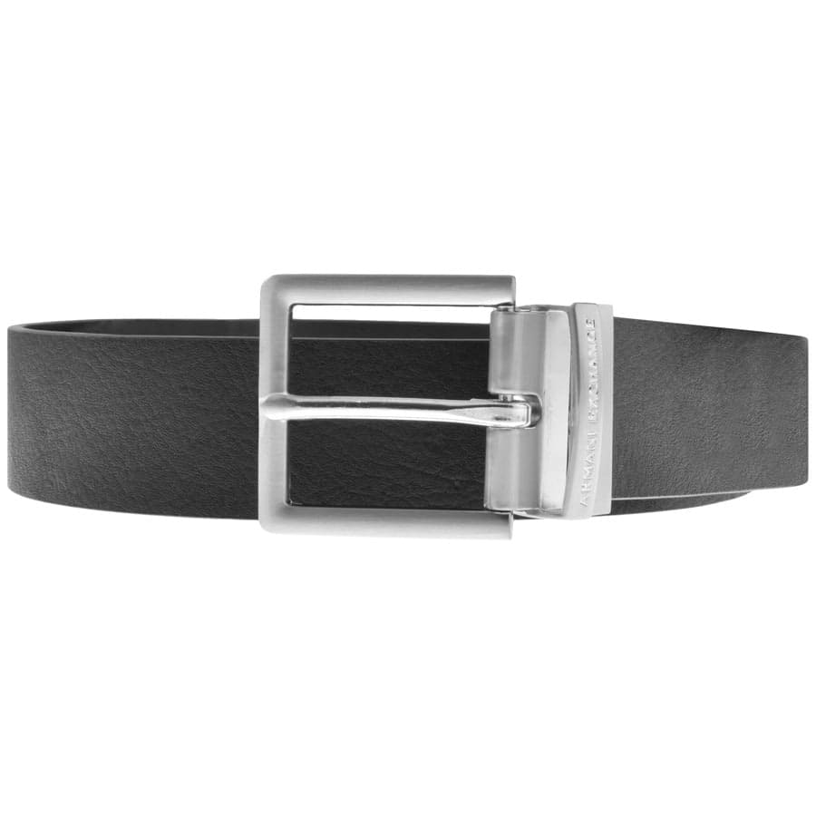 Image number 1 for Armani Exchange Reversible Belt Black
