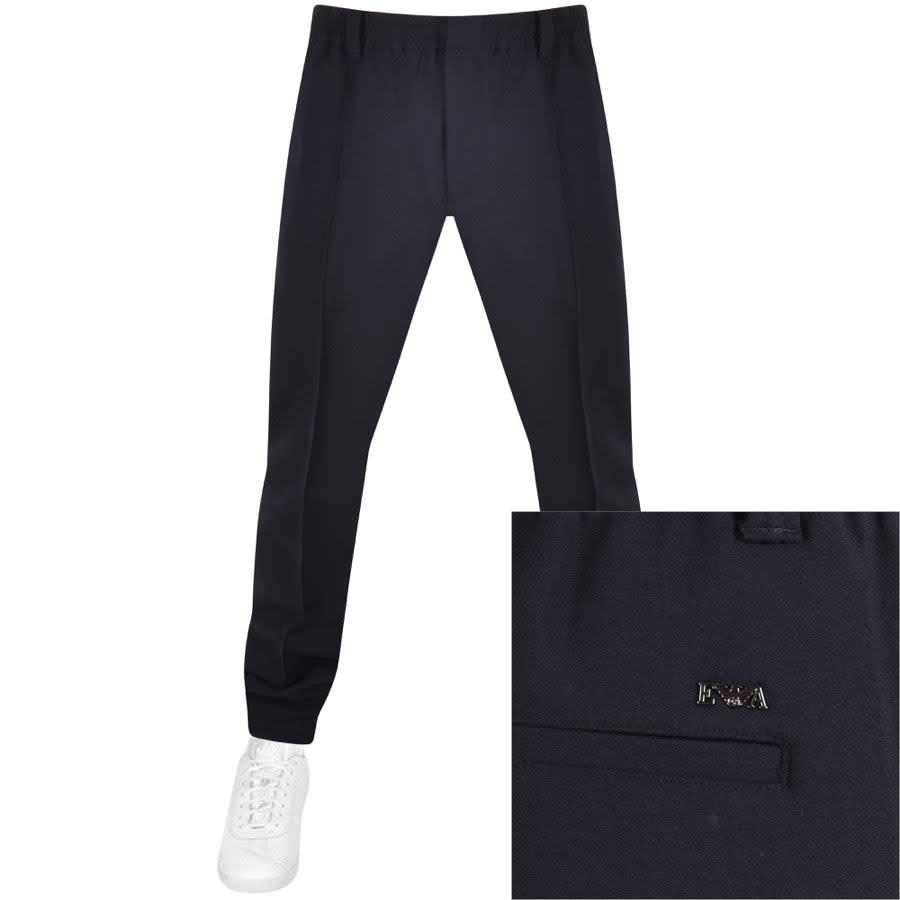 Image number 1 for Emporio Armani Trousers Navy