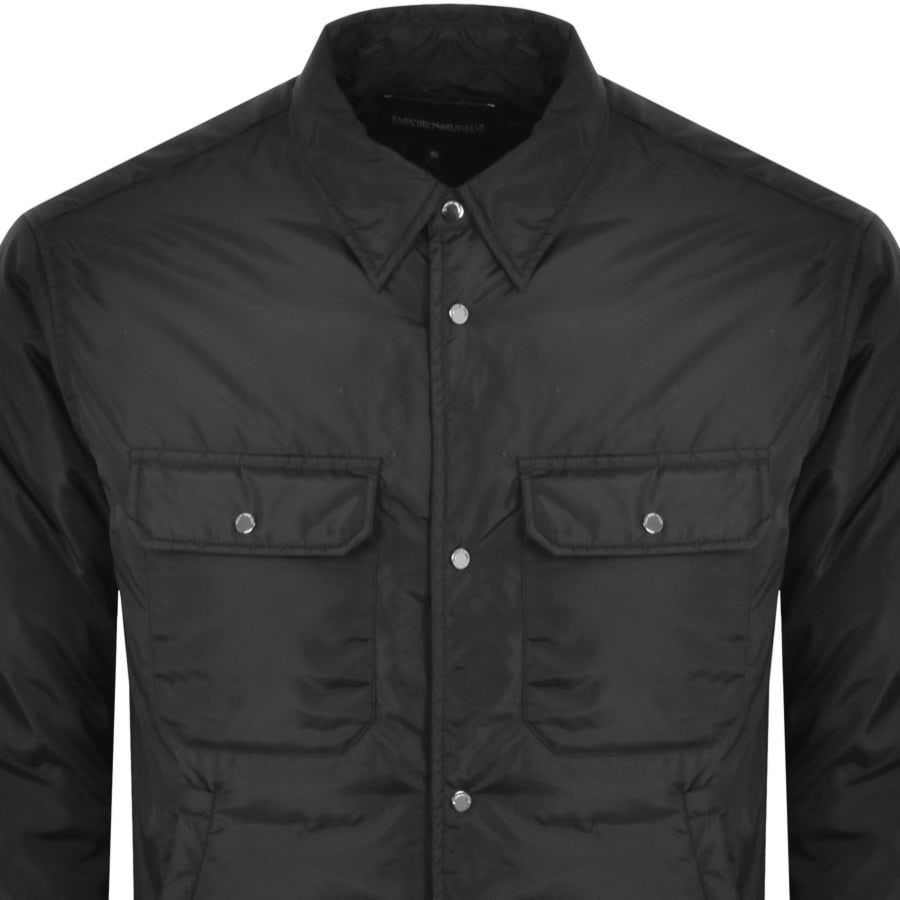 Image number 2 for Emporio Armani Collared Jacket Black