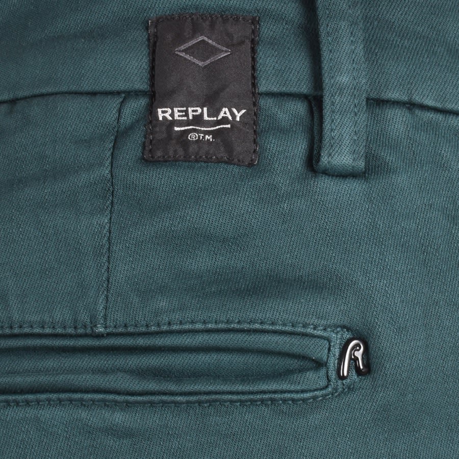 Image number 3 for Replay Benni Hyperflex Chinos Blue