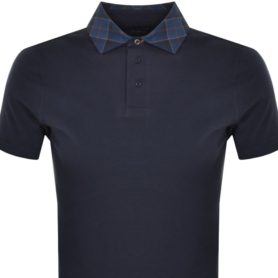 Image number 2 for Barbour Lindale Polo T Shirt Navy