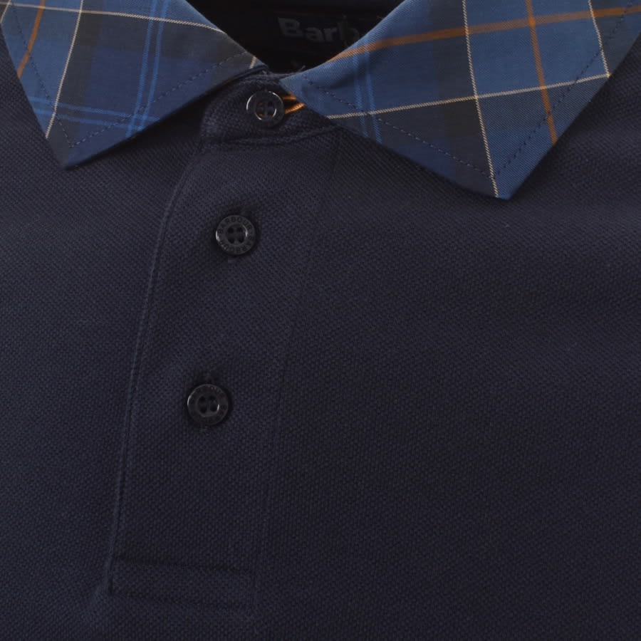 Image number 3 for Barbour Lindale Polo T Shirt Navy