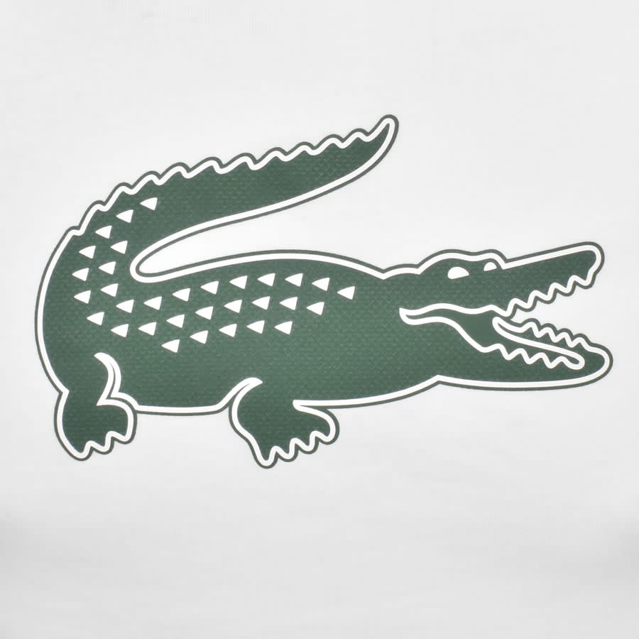 Image number 3 for Lacoste Core Performance Logo T Shirt White