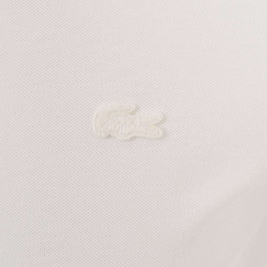 Image number 3 for Lacoste Crew Neck Pique T Shirt White