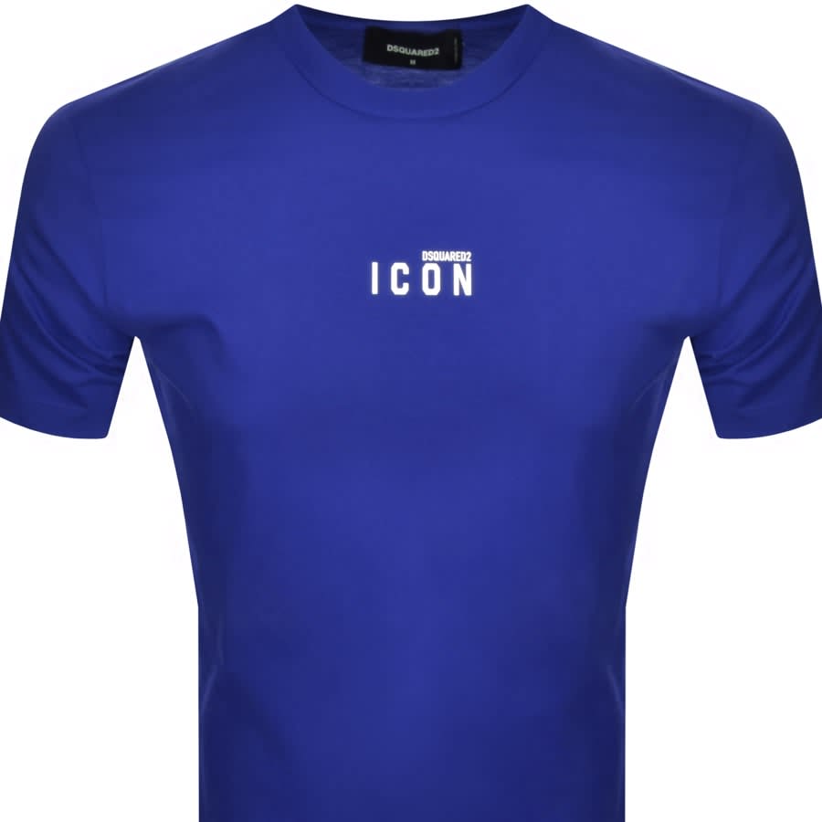 Image number 2 for DSQUARED2 Logo Short Sleeved T Shirt Blue