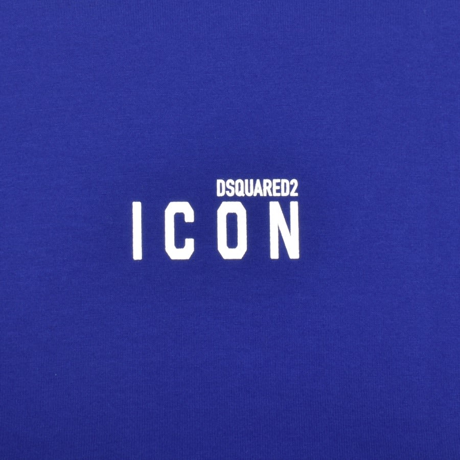 Image number 3 for DSQUARED2 Logo Short Sleeved T Shirt Blue