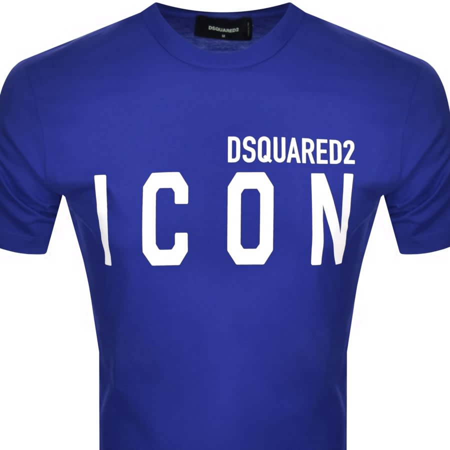 Image number 2 for DSQUARED2 Icon Short Sleeved T Shirt Blue