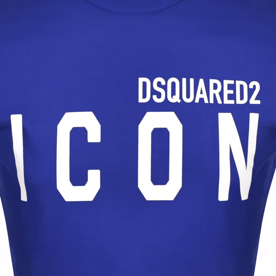 Image number 3 for DSQUARED2 Icon Short Sleeved T Shirt Blue