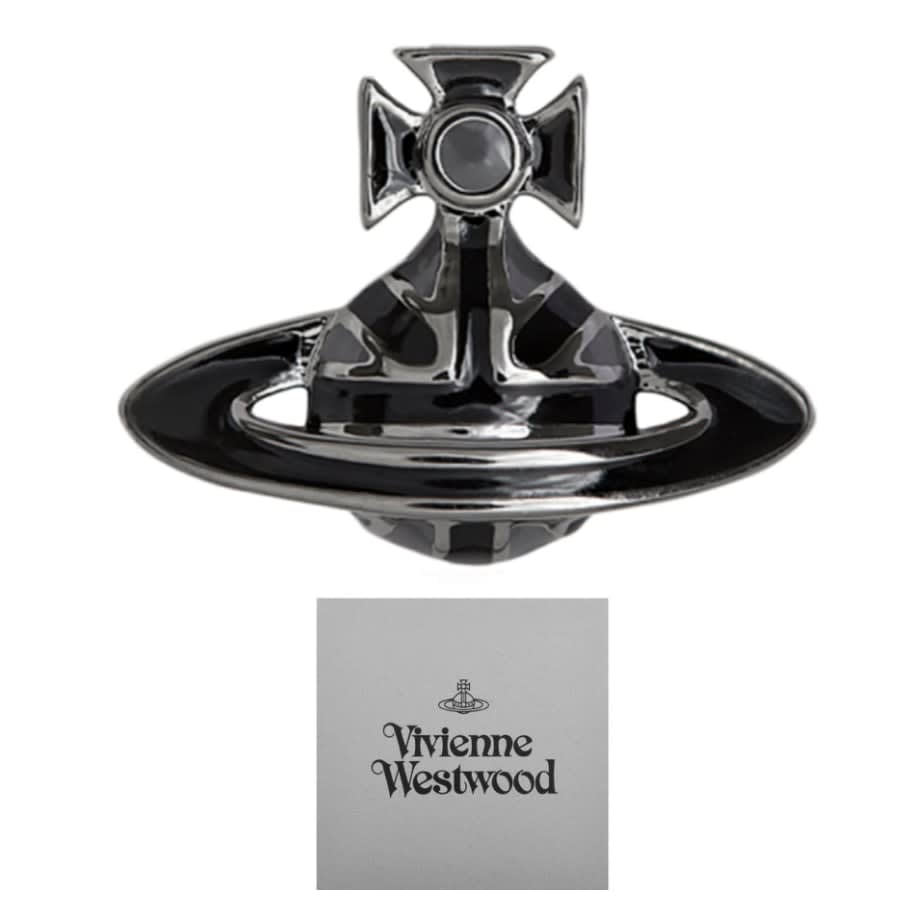 Image number 1 for Vivienne Westwood Jack Single Stud Earring Black