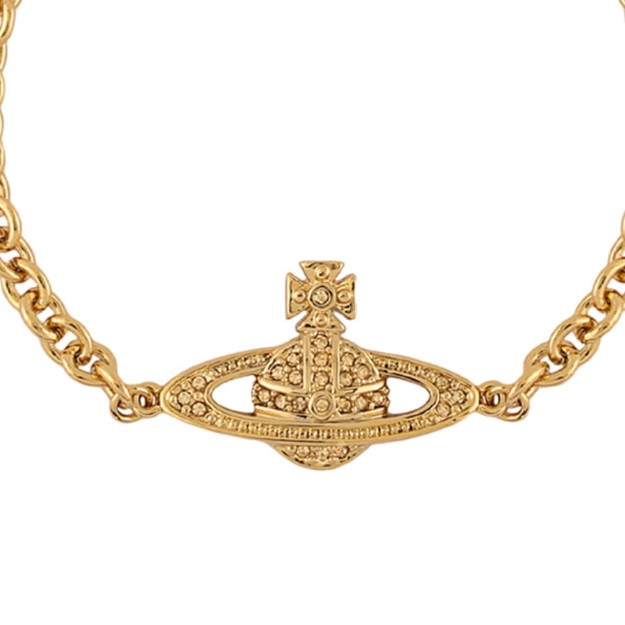 Image number 2 for Vivienne Westwood Mini Orb Bracelet Gold