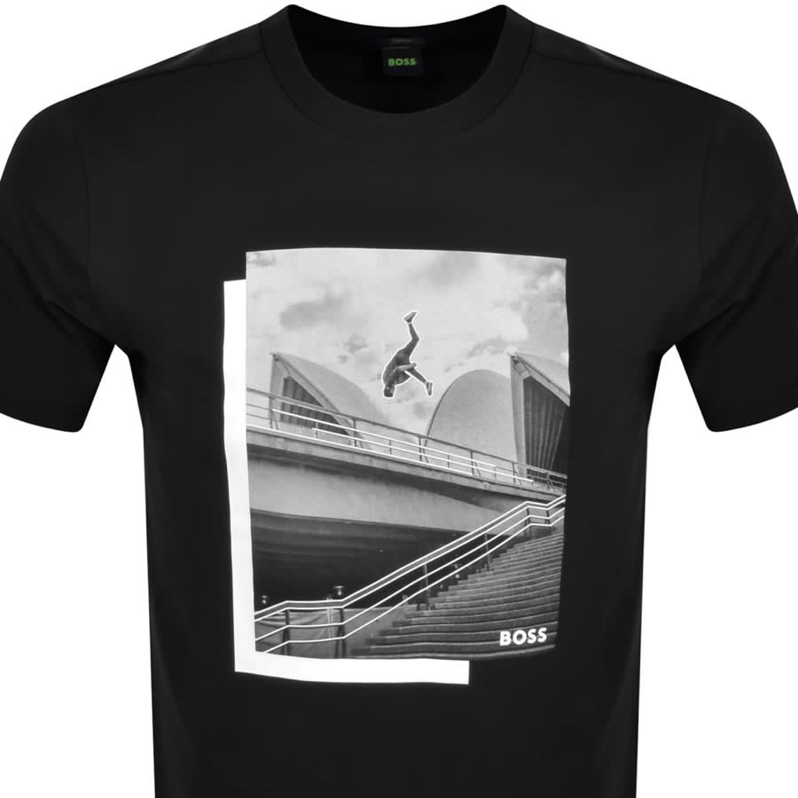 Image number 2 for BOSS Tee 10 Crew Neck T Shirt Black