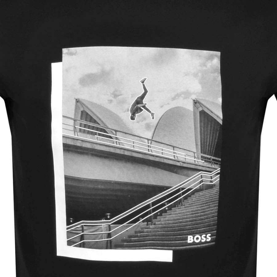 Image number 3 for BOSS Tee 10 Crew Neck T Shirt Black