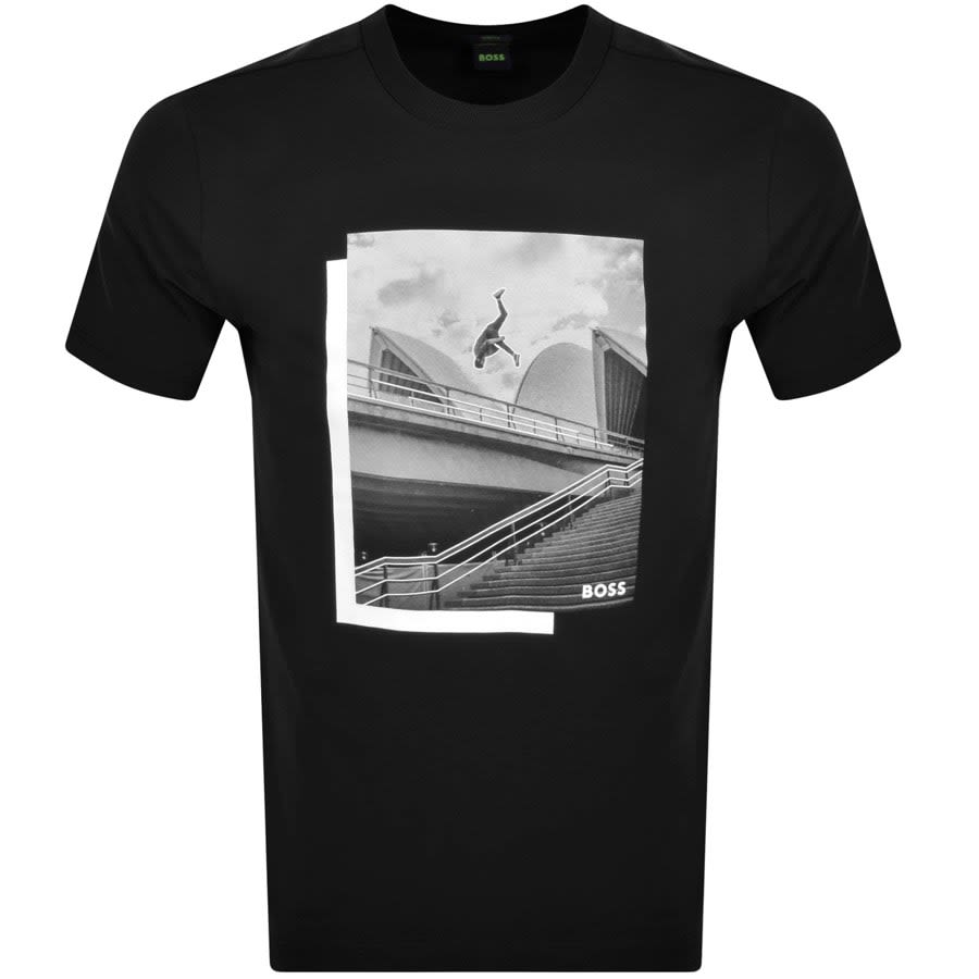 Image number 1 for BOSS Tee 10 Crew Neck T Shirt Black