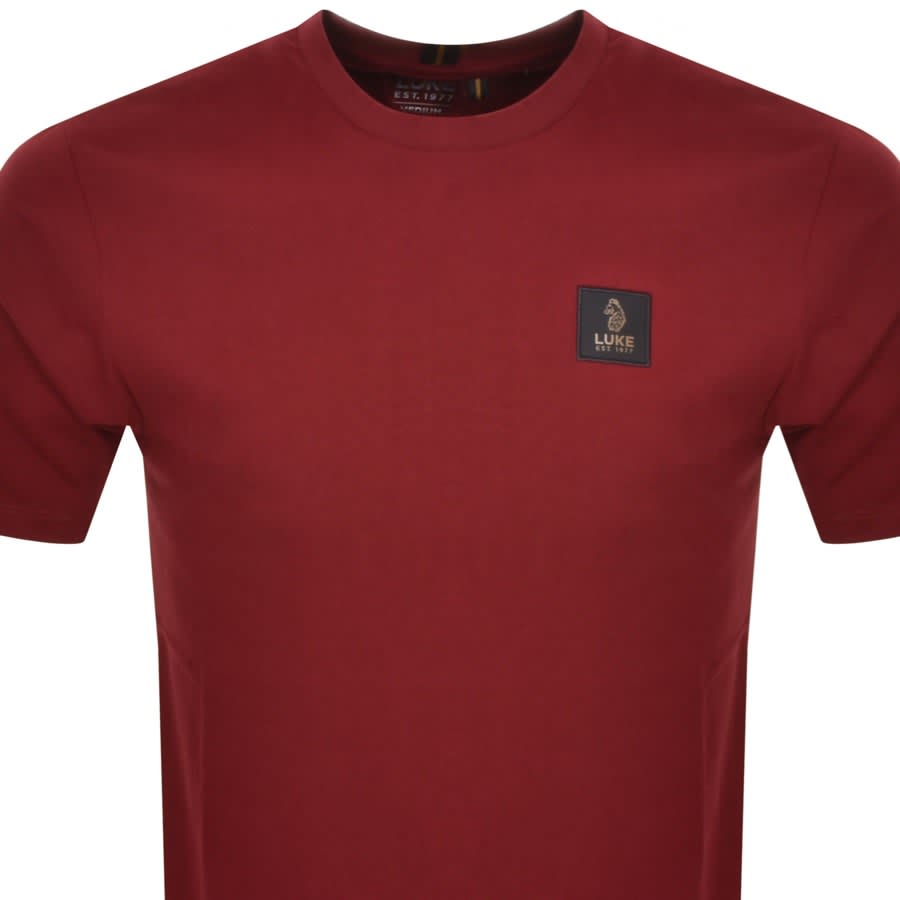 Image number 2 for Luke 1977 Brunei Patch T Shirt Red