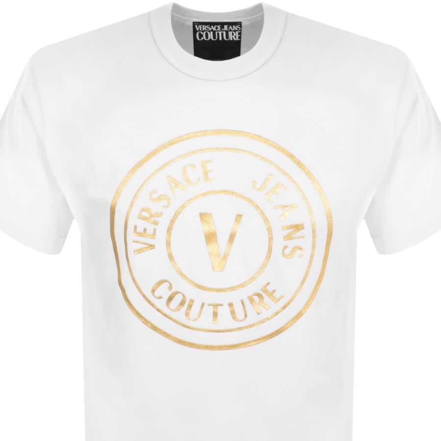 Image number 2 for Versace Jeans Couture Logo T Shirt White