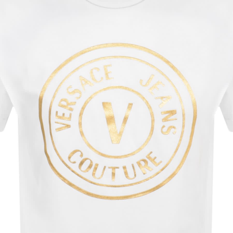 Image number 3 for Versace Jeans Couture Logo T Shirt White