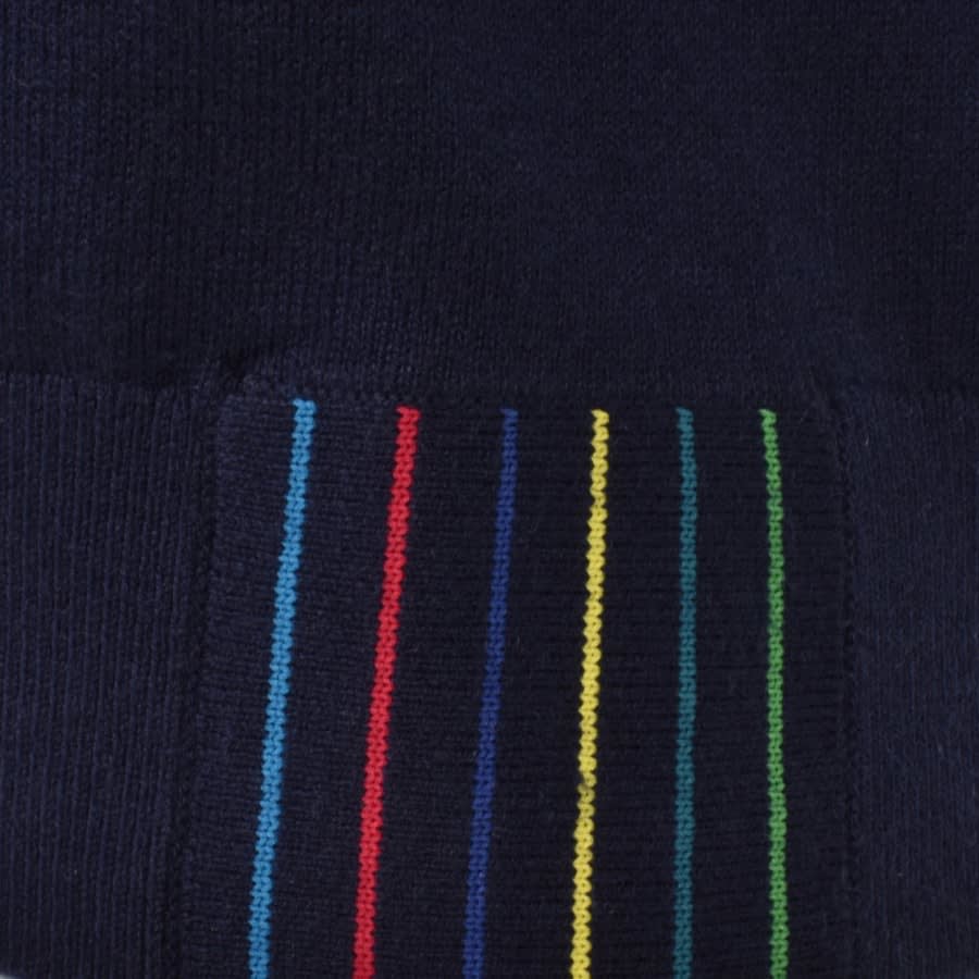 Image number 3 for Paul Smith Knit Sweatshirt Navy