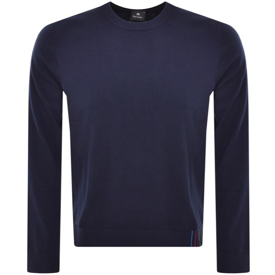 Image number 1 for Paul Smith Knit Sweatshirt Navy