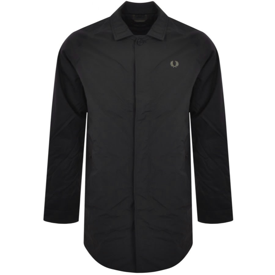 Image number 1 for Fred Perry Button Through Jacket Black