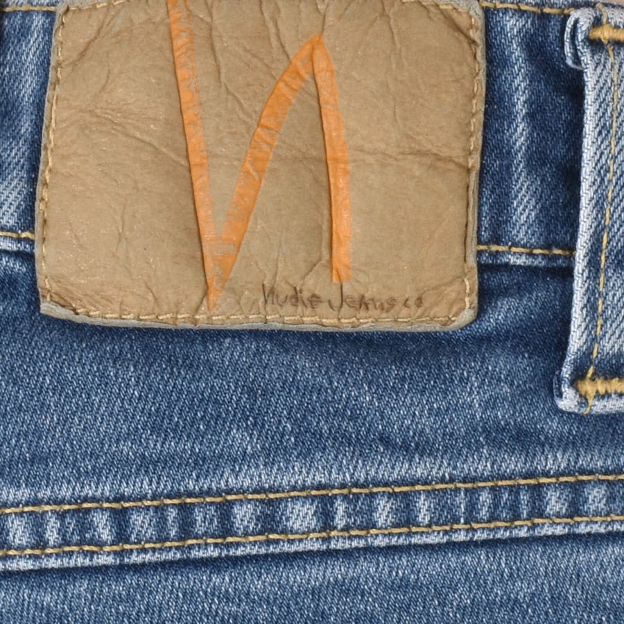 Image number 3 for Nudie Jeans Tight Terry Mid Wash Jeans Blue