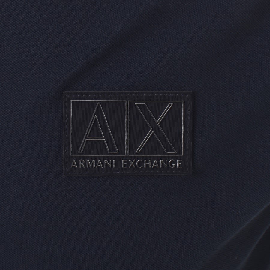 Image number 3 for Armani Exchange Long Sleeve Shirt Navy