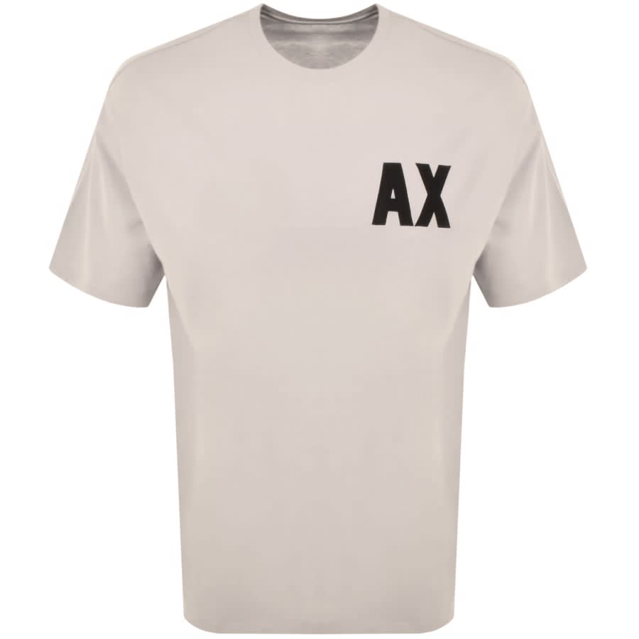 Image number 1 for Armani Exchange Logo T Shirt Grey
