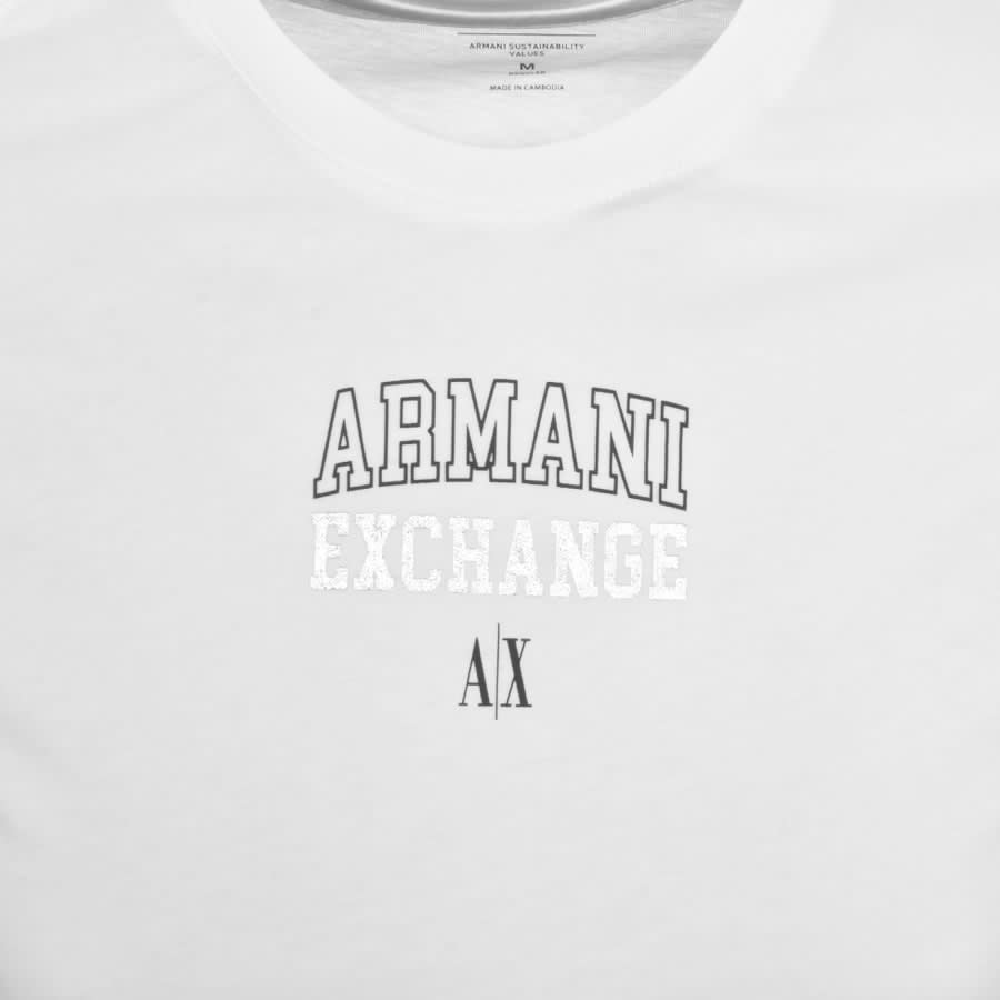 Image number 3 for Armani Exchange Logo T Shirt White