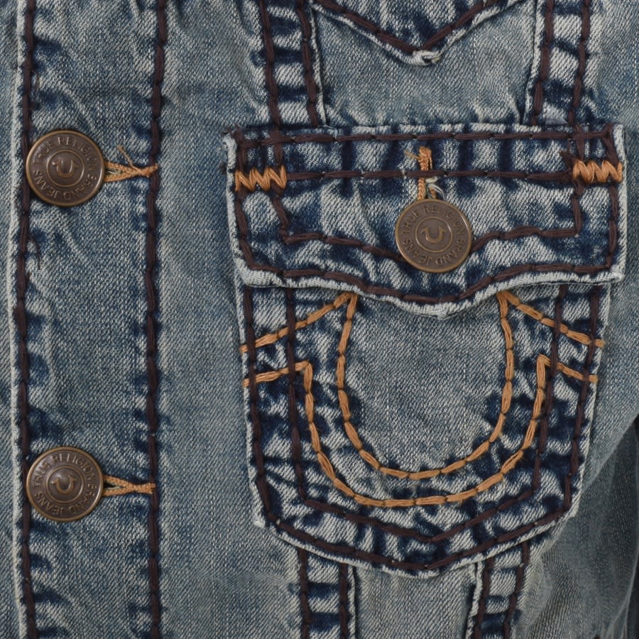 True Religion Super T Jimmy Denim Jacket Blue | Mainline Menswear