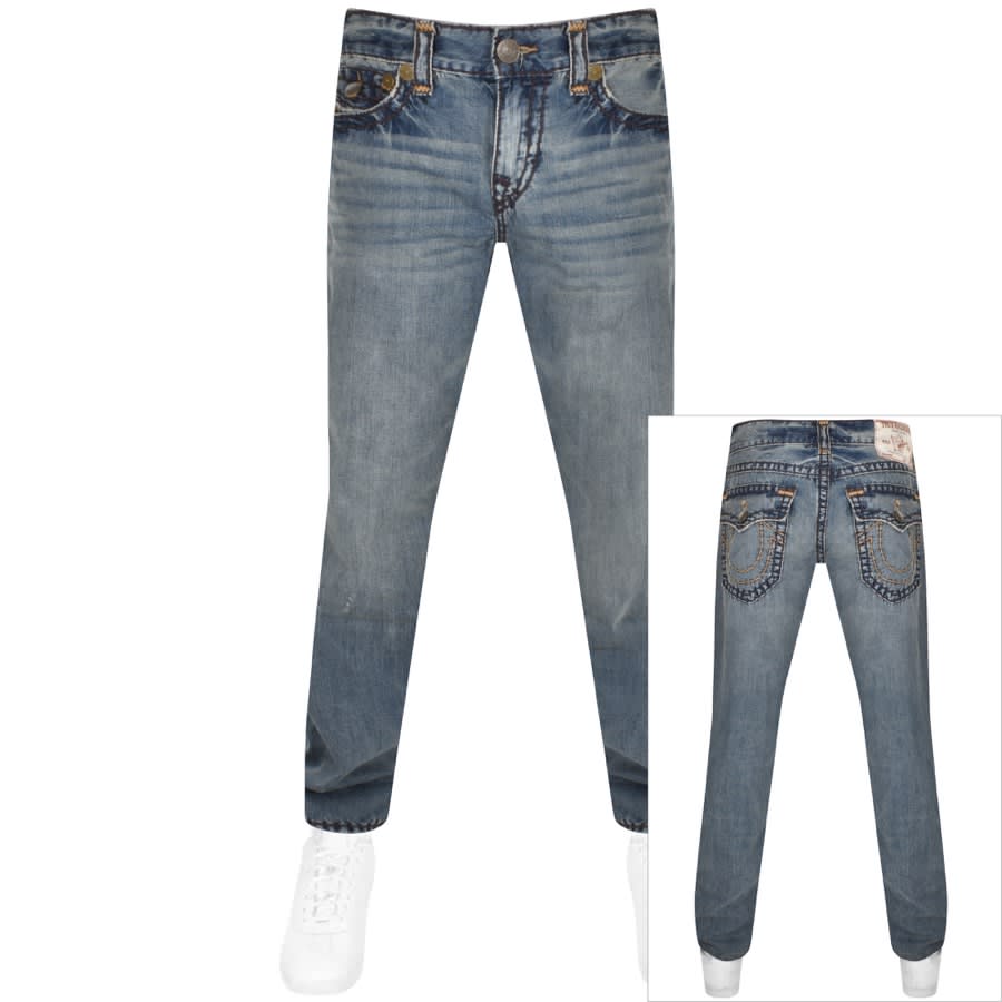 Image number 1 for True Religion Ricky Super T Flap Jeans Blue
