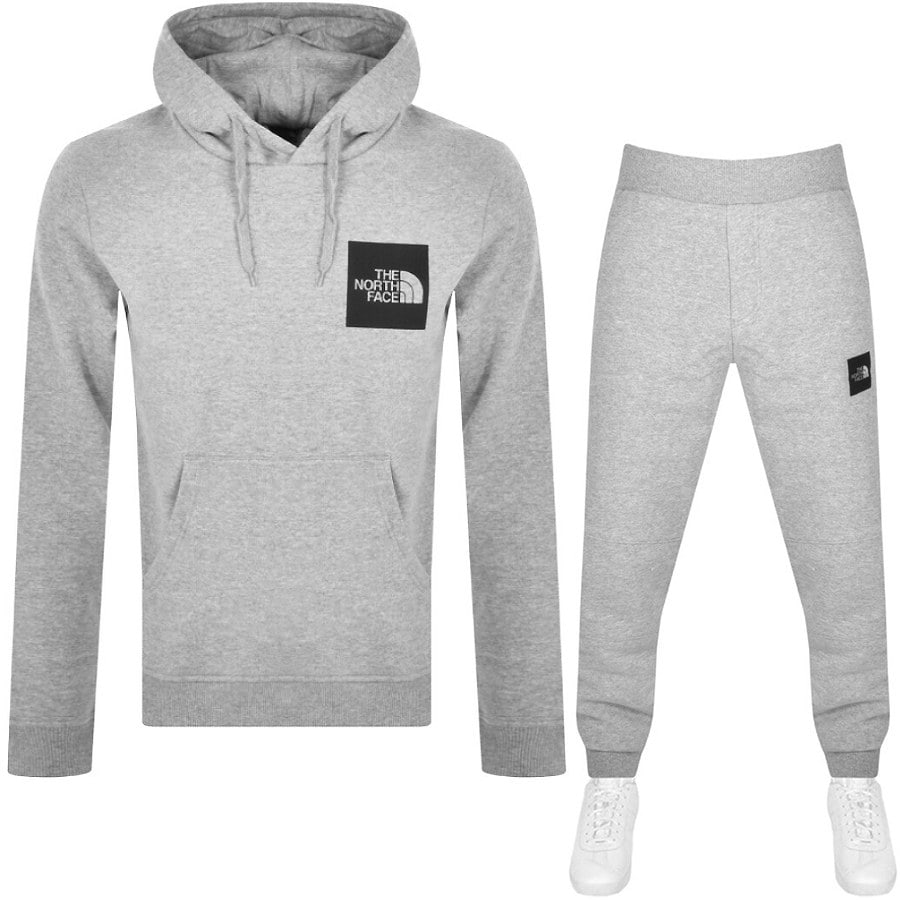 Image number 1 for The North Face Icon Tracksuit Grey