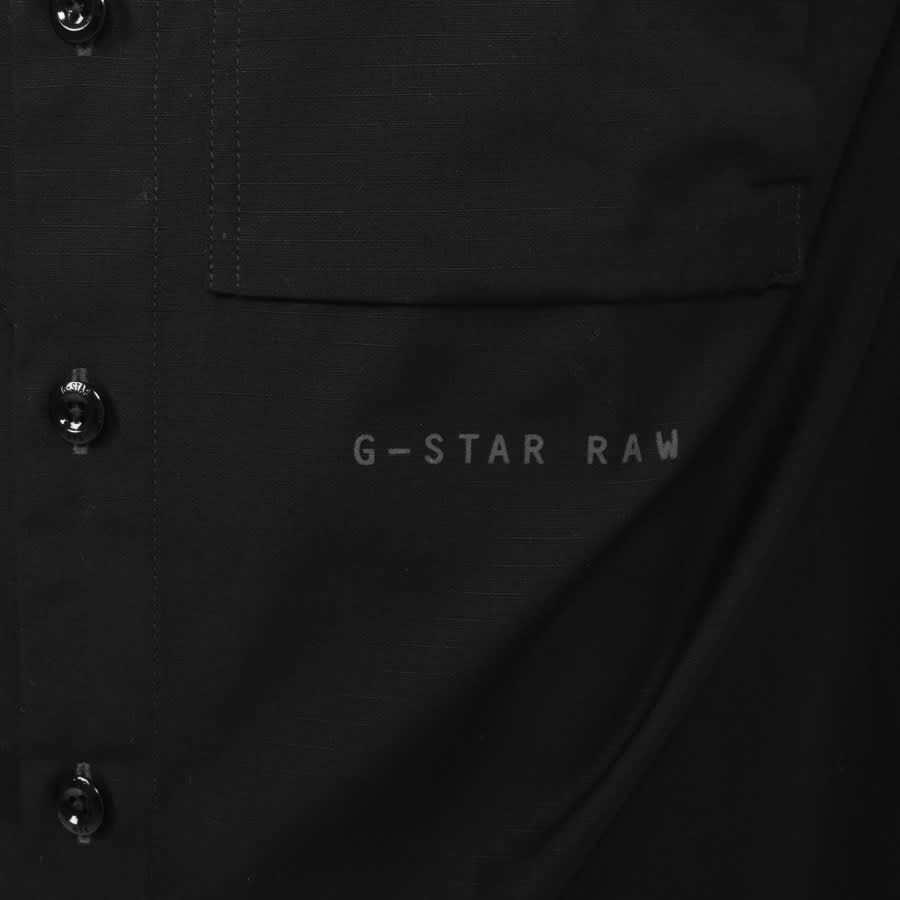 Image number 3 for G Star Raw Cargo Regular Long Sleeve Shirt Black