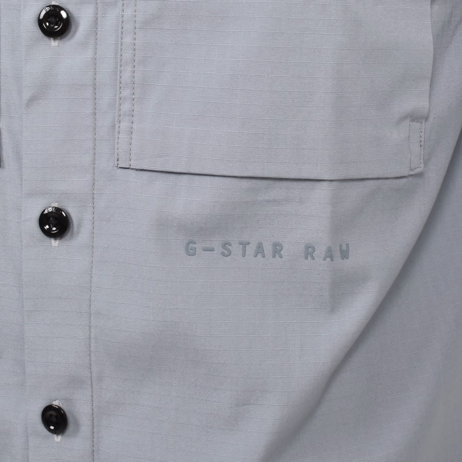 Image number 3 for G Star Raw Cargo Regular Long Sleeve Shirt Grey