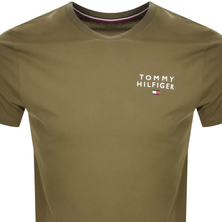 Image number 2 for Tommy Hilfiger Logo T Shirt Green