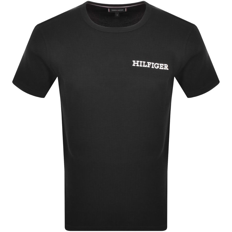 Image number 1 for Tommy Hilfiger Logo T Shirt Black