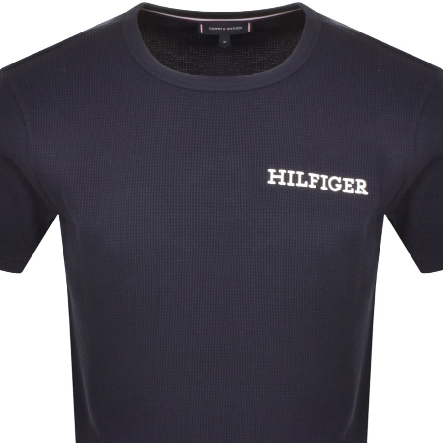Image number 2 for Tommy Hilfiger Logo T Shirt Navy