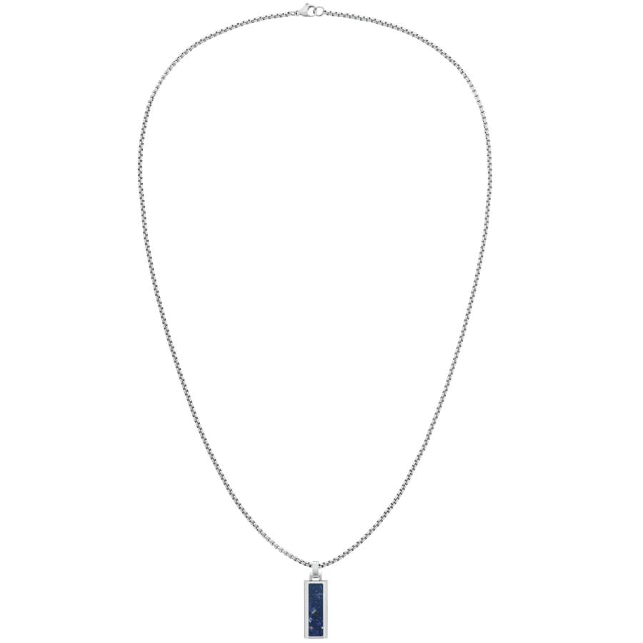 Image number 1 for Tommy Hilfiger Semi Precious Necklace Silver