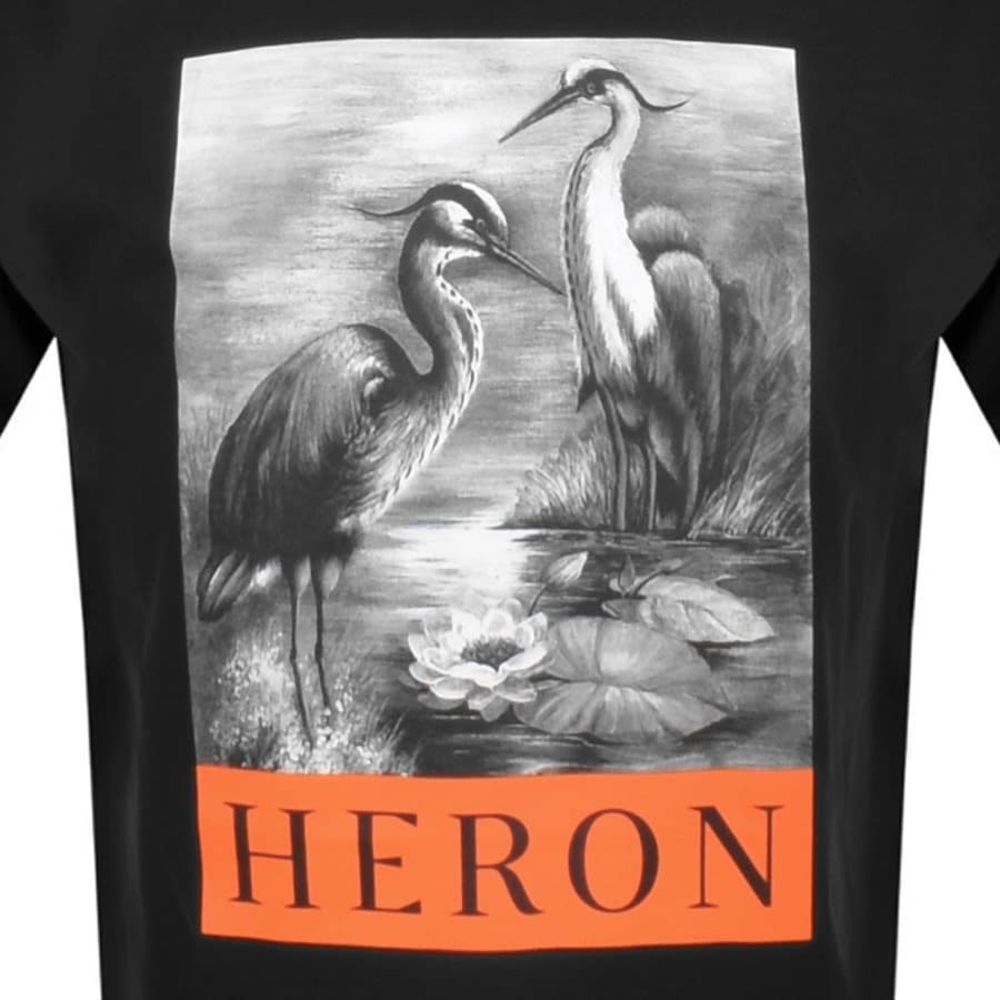 Image number 3 for Heron Preston Heron Logo T Shirt Black