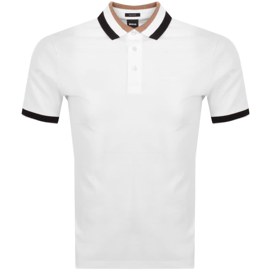 Image number 1 for BOSS Prout 37 Polo T Shirt White