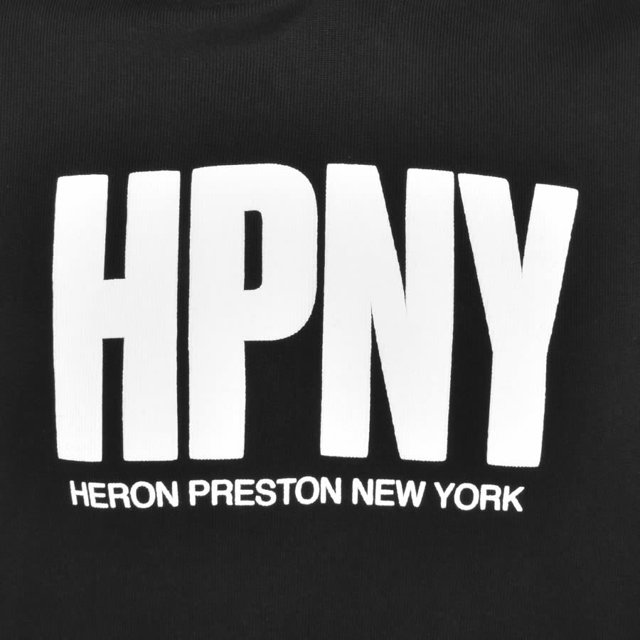 Image number 4 for Heron Preston HPNY Logo Hoodie Black