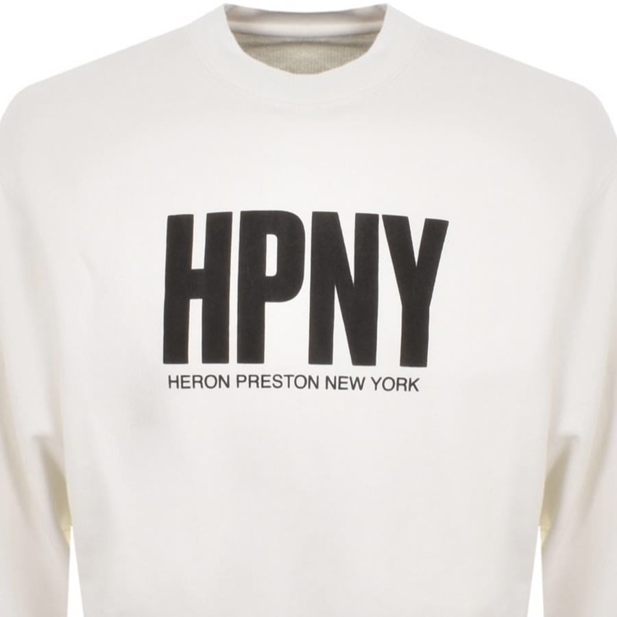 Image number 2 for Heron Preston HPNY Sweatshirt White
