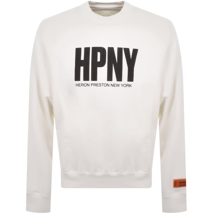 Image number 1 for Heron Preston HPNY Sweatshirt White