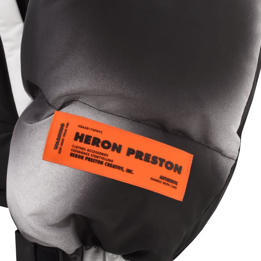 Image number 3 for Heron Preston Puffer Jacket Black