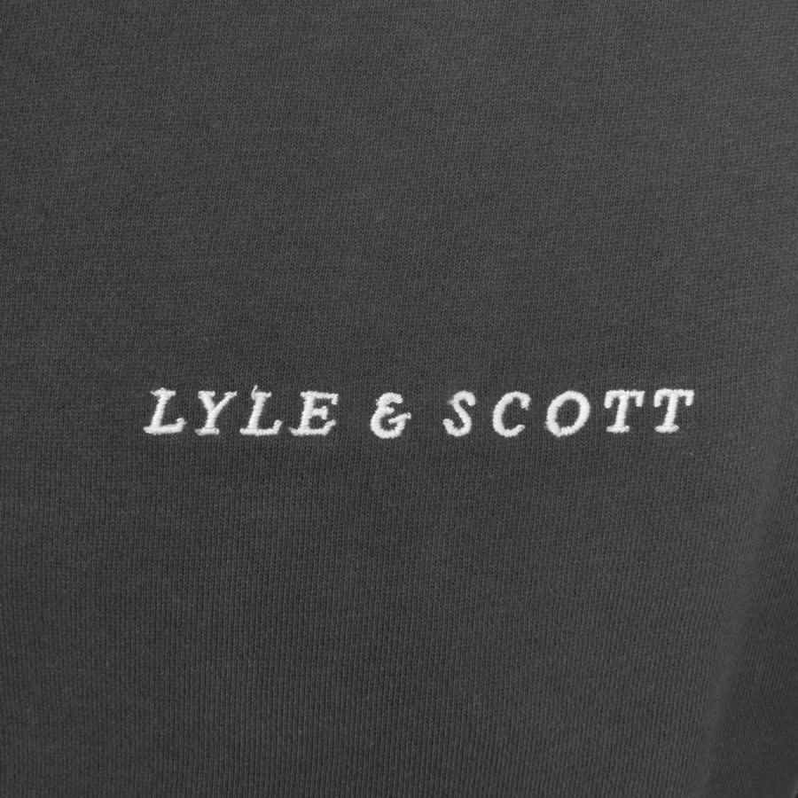 Image number 4 for Lyle And Scott Quarter Zip Sweatshirt Grey