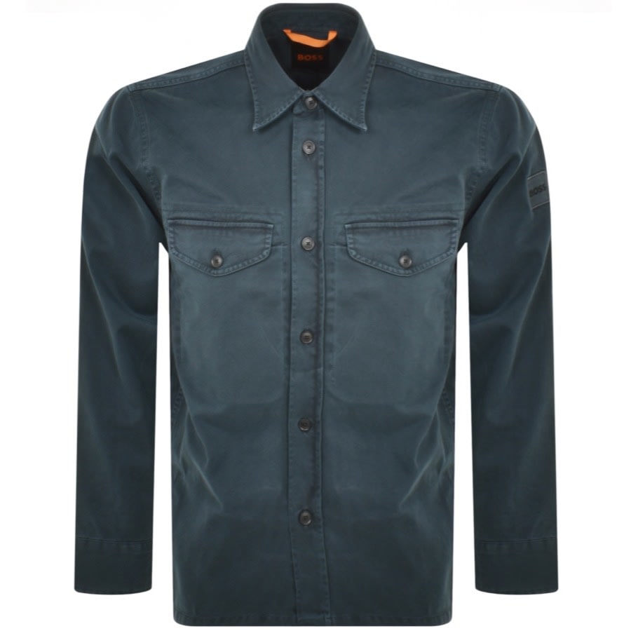 BOSS Lovelock Overshirt Jacket Green Mainline Menswear United States
